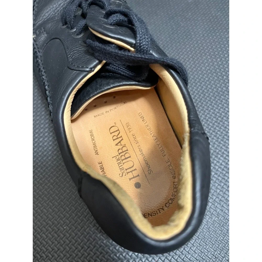 Samuel Hubbard 'Get-Up' Moc Toe Derby Shoes Black Vibram Sole Mens Size 10 Wide